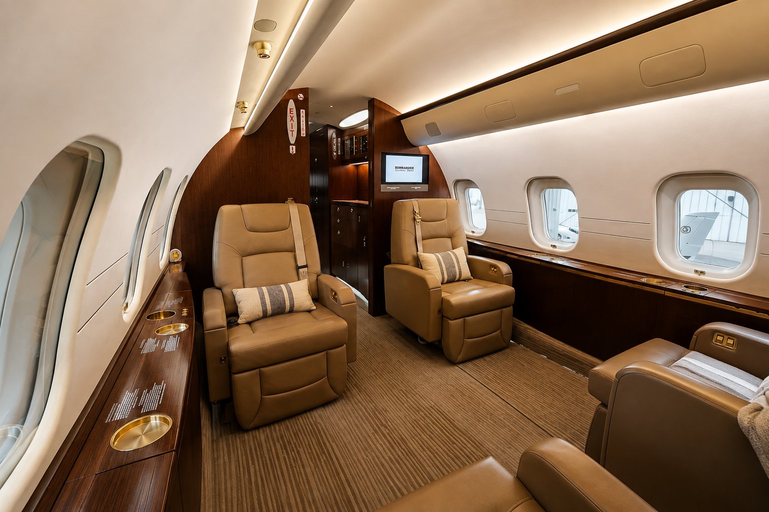 Global 5000 interior